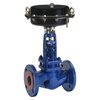 Bellow sealed valve Type 2511 series 35.146 steel/stainless steel plug with marginal seat pneumatic FA160 spring closing closing pressure 40 bar PN40 DN15